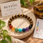 7 Chakra Tiger Eye Bracelet