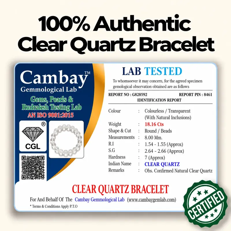 Clear Quartz Bracelet - Image 3