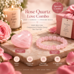 Rose Quartz Love Combo | Heart & Bracelet for Love & Harmony